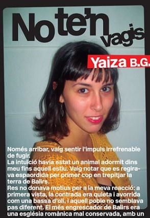 NO TE'N VAGIS | 9788424646196 | B.G., YAIZA | Llibreria Aqualata | Comprar llibres en català i castellà online | Comprar llibres Igualada