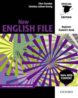 NEW ENGLISH FILE BEGINNERS STUDENT'S BOOK | 9780194594653 | VARIOS AUTORES | Llibreria Aqualata | Comprar llibres en català i castellà online | Comprar llibres Igualada