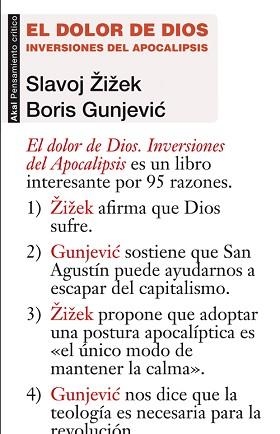 DOLOR DE DIOS, EL | 9788446038641 | ZIZEK, SLAVOJ / GUNJEVIC, BORIS | Llibreria Aqualata | Comprar llibres en català i castellà online | Comprar llibres Igualada