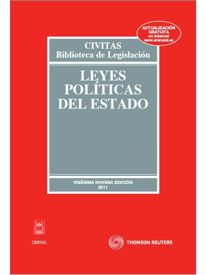 LEYES POLÍTICAS DEL ESTADO | 9788447037575 | ROVIRA, ENOCH ALBERTO | Llibreria Aqualata | Comprar libros en catalán y castellano online | Comprar libros Igualada