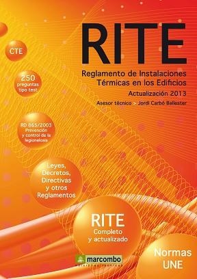 REGLAMENTO DE INSTALACIONES TÉRMICAS EN LOS EDIFICIOS (RITE) | 9788426720795 | CARBÓ BALLESTER, JORDI | Llibreria Aqualata | Comprar llibres en català i castellà online | Comprar llibres Igualada