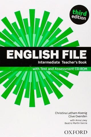 ENGLISH FILE INTERMEDIATE TEACHER'S BOOK &TEST CD PK 3ED | 9780194597173 | VARIOS AUTORES | Llibreria Aqualata | Comprar llibres en català i castellà online | Comprar llibres Igualada