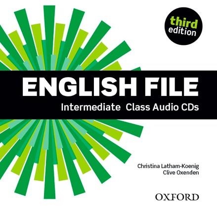 ENGLISH FILE INTERMEDIATE CLASS AUDIO CD 3ED (4) | 9780194597197 | VARIOS AUTORES | Llibreria Aqualata | Comprar llibres en català i castellà online | Comprar llibres Igualada