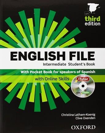 ENGLISH FILE INTERMEDIATE STUDENT'S BOOK +WORKBOOK WITH KEY PACK 3A. EDITION | 9780194519915 | Llibreria Aqualata | Comprar llibres en català i castellà online | Comprar llibres Igualada