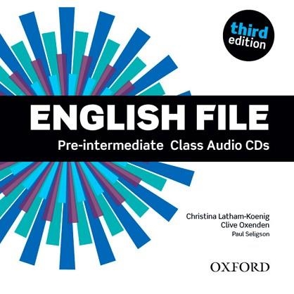 ENGLISH FILE PRE-INTERMEDIATE 3A. EDICIÓ CLASS AUDIO CD3 | 9780194598590 | VARIOS AUTORES | Llibreria Aqualata | Comprar llibres en català i castellà online | Comprar llibres Igualada