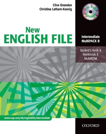 NEW ENGLISH FILE INTERMEDIATE  SB+WB MULTIPACK B (MULTIROM) | 9780194518321 | Llibreria Aqualata | Comprar llibres en català i castellà online | Comprar llibres Igualada