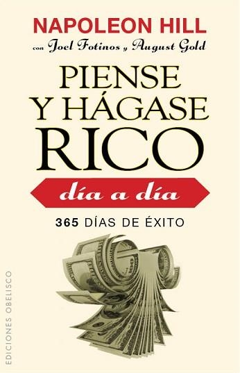 PIENSE Y HÁGASE RICO DÍA A DÍA | 9788415968290 | HILL, NAPOLEON | Llibreria Aqualata | Comprar llibres en català i castellà online | Comprar llibres Igualada