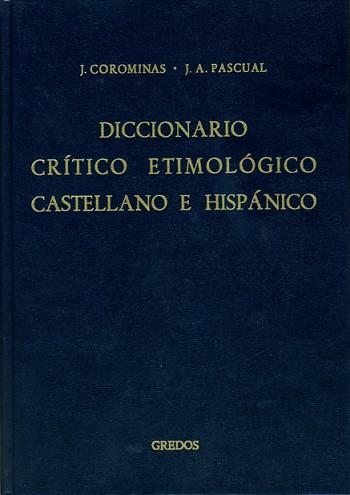 DICC. CRITICO ETIMOLOGICO (TOMO I) | 9788424913618 | Llibreria Aqualata | Comprar llibres en català i castellà online | Comprar llibres Igualada