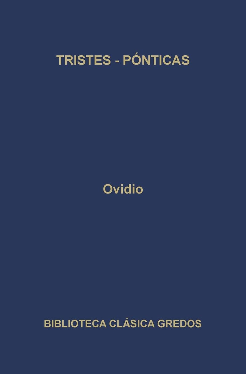 TRISTES ; PONTICAS | 9788424914851 | OVIDIO NASON, PUBLIO | Llibreria Aqualata | Comprar llibres en català i castellà online | Comprar llibres Igualada