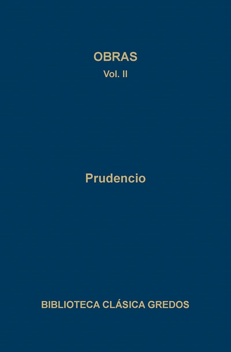 OBRAS II | 9788424918699 | PRUDENCIO | Llibreria Aqualata | Comprar llibres en català i castellà online | Comprar llibres Igualada