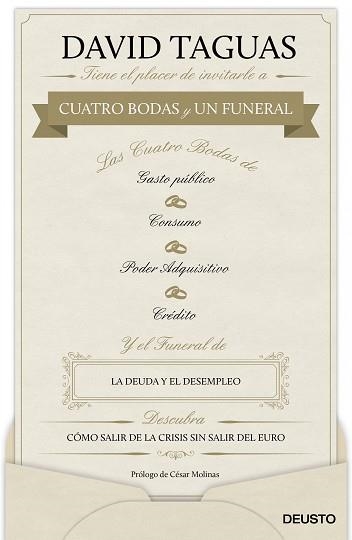 CUATRO BODAS Y UN FUNERAL | 9788423418237 | TAGUAS COEJO, DAVID | Llibreria Aqualata | Comprar llibres en català i castellà online | Comprar llibres Igualada