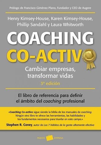 COACHING CO-ACTIVO | 9788449329869 | KIMSEY-HOUSE, HENRY / KIMSEY-HOUSE, KAREN / SANDAHL,PHILLIP / WHITWORTH, LAURA | Llibreria Aqualata | Comprar llibres en català i castellà online | Comprar llibres Igualada