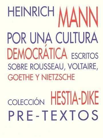 POR UNA CULTURA DEMOCRATICA.ESCRITOS SOBRE ROUSSEA | 9788481911039 | MANN, HEINRICH | Llibreria Aqualata | Comprar llibres en català i castellà online | Comprar llibres Igualada