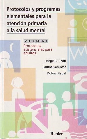 PROTOCOLOS Y PROGRAMAS ELEMENTALES PARA LA ATENCIO | 9788425420108 | TIZON, JORGE L. | Llibreria Aqualata | Comprar llibres en català i castellà online | Comprar llibres Igualada