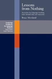 LESSONS FROM NOTHING | 9780521627658 | MARSLAND, BRUCE | Llibreria Aqualata | Comprar llibres en català i castellà online | Comprar llibres Igualada