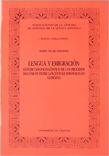 LENGUA Y EMIGRACION.ESTUDIO SOCIOLINGUISTICO DE LO | 9788433820112 | Llibreria Aqualata | Comprar llibres en català i castellà online | Comprar llibres Igualada