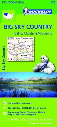 MAPA USA BIG SKY COUNTRY IDAHO, MONTANA, WYOMING ZOOM 172 | 9782067190801 | VARIOS AUTORES | Llibreria Aqualata | Comprar llibres en català i castellà online | Comprar llibres Igualada