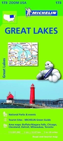 MAPA USA GREAT LAKES ZOOM 173 | 9782067190849 | VARIOS AUTORES | Llibreria Aqualata | Comprar llibres en català i castellà online | Comprar llibres Igualada