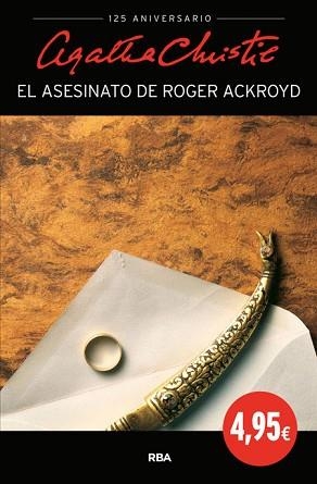 ASESINATO DE ROGER ACKROYD, EL | 9788490561720 | CHRISTIE, AGATHA | Llibreria Aqualata | Comprar llibres en català i castellà online | Comprar llibres Igualada