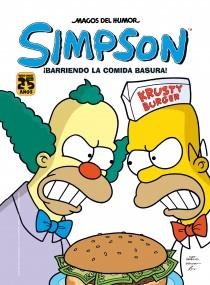 SIMPONS. MAGOS DEL HUMOR 41. ¡BARRIENDO LA COMIDA BASURA! | 9788466654401 | Llibreria Aqualata | Comprar llibres en català i castellà online | Comprar llibres Igualada