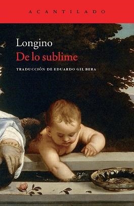 DE LO SUBLIME | 9788416011148 | LONGINO | Llibreria Aqualata | Comprar libros en catalán y castellano online | Comprar libros Igualada