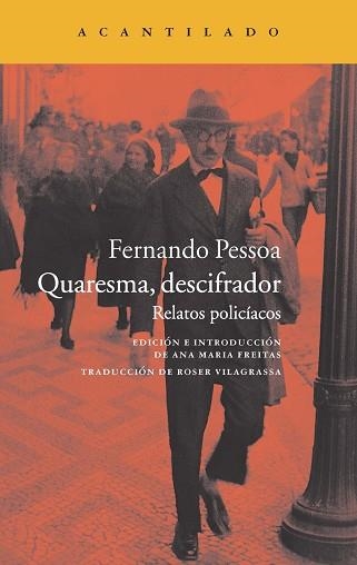 QUARESMA, DESCIFRADOR | 9788416011193 | PESSOA, FERNANDO | Llibreria Aqualata | Comprar llibres en català i castellà online | Comprar llibres Igualada