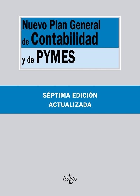 NUEVO PLAN GENERAL DE CONTABILIDAD Y DE PYMES | 9788430963553 | EDITORIAL TECNOS | Llibreria Aqualata | Comprar llibres en català i castellà online | Comprar llibres Igualada