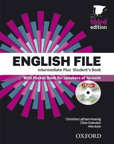 ENGLISH FILE INT PLUS STUDENT'S BOOK WITHJ POCKET BOOK FOR SPEAKERS OF SPANISH | 9780194558303 | Llibreria Aqualata | Comprar llibres en català i castellà online | Comprar llibres Igualada