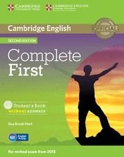 COMPLETE FIRST STUDENT'S BOOK WITHOUT ANSWERS WITH CD-ROM 2ND EDITION | 9781107633902 | BROOK-HART, GUY | Llibreria Aqualata | Comprar llibres en català i castellà online | Comprar llibres Igualada