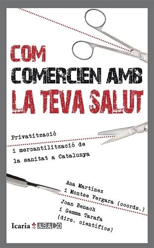 COM COMERCIEN AMB LA TEVA SALUT | 9788498885965 | MARTÍNEZ RODRÍGUEZ, ANA/VERGARA DUARTE, MONTSE/BENACH DE ROVIRA, JOAN/TARAFA ORPINELL, GEMMA | Llibreria Aqualata | Comprar llibres en català i castellà online | Comprar llibres Igualada