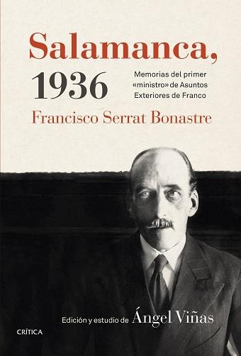 SALAMANCA, 1936 | 9788498927276 | VIÑAS, ÁNGEL V | Llibreria Aqualata | Comprar libros en catalán y castellano online | Comprar libros Igualada