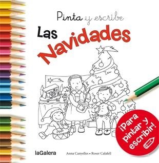 PINTA Y ESCRIBE LAS NAVIDADES | 9788424649388 | CANYELLES ROCA, ANNA | Llibreria Aqualata | Comprar llibres en català i castellà online | Comprar llibres Igualada