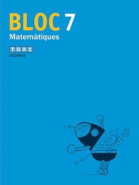 BLOC MATEMÀTIQUES 7 | 9788441215870 | INTERLÍNIA SL | Llibreria Aqualata | Comprar llibres en català i castellà online | Comprar llibres Igualada