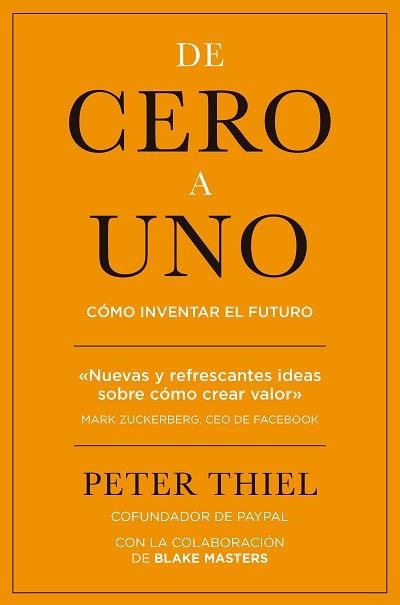 DE CERO A UNO | 9788498753530 | THIEL, PETER  | Llibreria Aqualata | Comprar llibres en català i castellà online | Comprar llibres Igualada