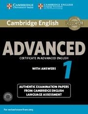 CAMBRIDGE ENGLISH ADVANCED 1 FOR REVISED EXAM FROM 2015 STUDENT'S BOOK | 9781107654969 | Llibreria Aqualata | Comprar llibres en català i castellà online | Comprar llibres Igualada