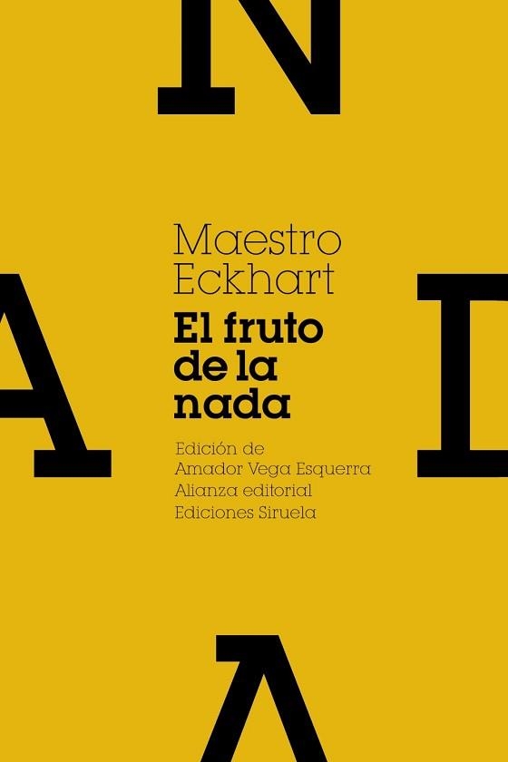 FRUTO DE LA NADA Y OTROS ESCRITOS, EL | 9788420654966 | ECKHART, MAESTRO | Llibreria Aqualata | Comprar llibres en català i castellà online | Comprar llibres Igualada