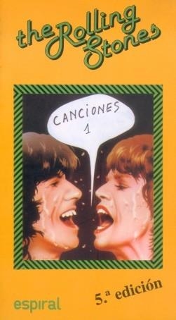 ROLLING STONES CANCIONES 1 (ESPIRAL 88) | 9788424503987 | Llibreria Aqualata | Comprar llibres en català i castellà online | Comprar llibres Igualada