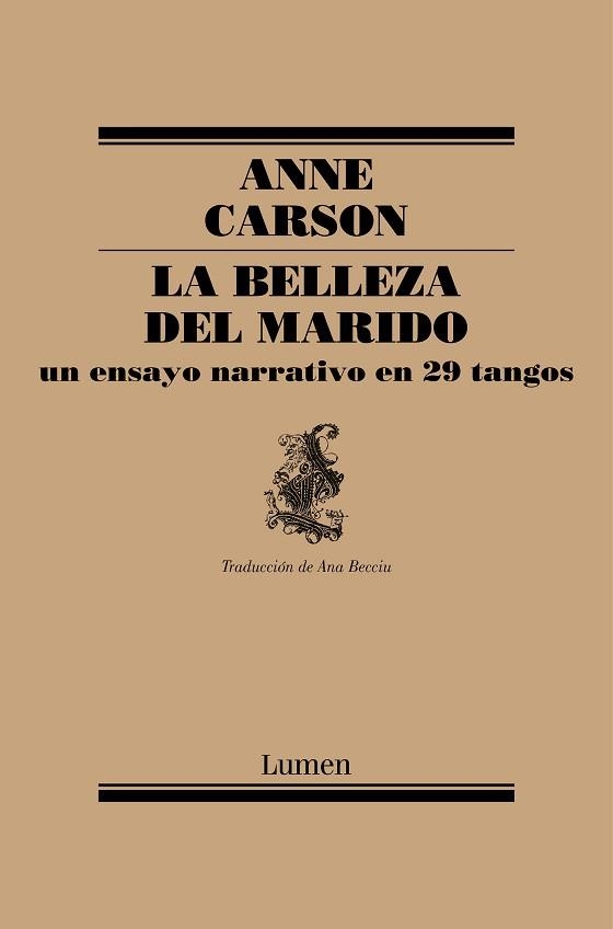 BELLEZA DEL MARIDO, LA (BILINGÜE) (POESIA 140) | 9788426428714 | CARSON, ANNE | Llibreria Aqualata | Comprar llibres en català i castellà online | Comprar llibres Igualada