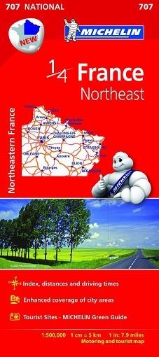 MAPA NATIONAL FRANCE NORTHEAST 707 | 9782067200678 | VARIOS AUTORES | Llibreria Aqualata | Comprar llibres en català i castellà online | Comprar llibres Igualada