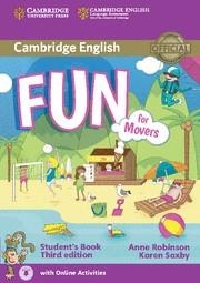 FUN FOR MOVERS STUDENT'S BOOK THIRD EDITION | 9781107444782 | ROBINSON, ANNE / SAXBY, ANNE | Llibreria Aqualata | Comprar llibres en català i castellà online | Comprar llibres Igualada