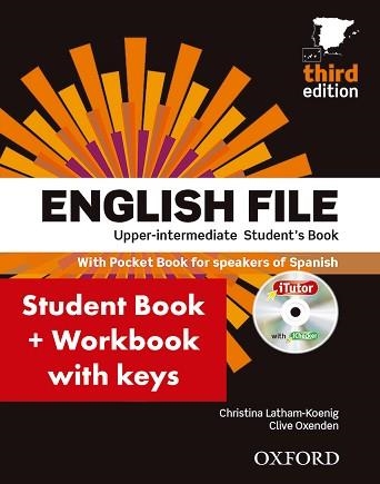 ENGLISH FILE UPPER-INTERMEDIATE: STUDENT'S BOOK WORK BOOK WITH KEY PACK (3RD EDI | 9780194558662 | CHRISTINA LATHAM-KOENIG | Llibreria Aqualata | Comprar llibres en català i castellà online | Comprar llibres Igualada