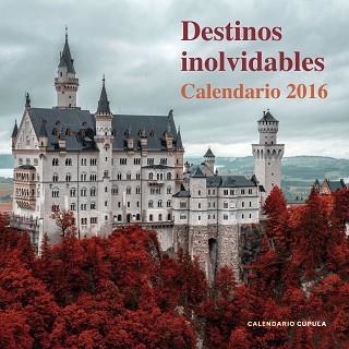 2016 CALENDARIO DESTINOS INOLVIDABLES  | 9788448021757 | AA. VV. | Llibreria Aqualata | Comprar llibres en català i castellà online | Comprar llibres Igualada