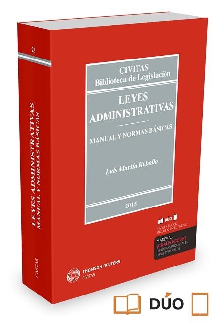 LEYES ADMINISTRATIVAS. MANUAL Y NORMAS BÁSICAS  | 9788447052967 | Llibreria Aqualata | Comprar llibres en català i castellà online | Comprar llibres Igualada