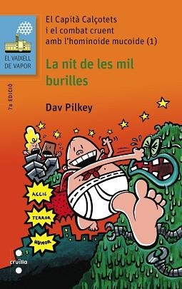 NIT DE LES MIL BURILLES, LA (VAIXELL VAPOR BLAU138)  | 9788466139465 | PILKEY, DAV | Llibreria Aqualata | Comprar libros en catalán y castellano online | Comprar libros Igualada