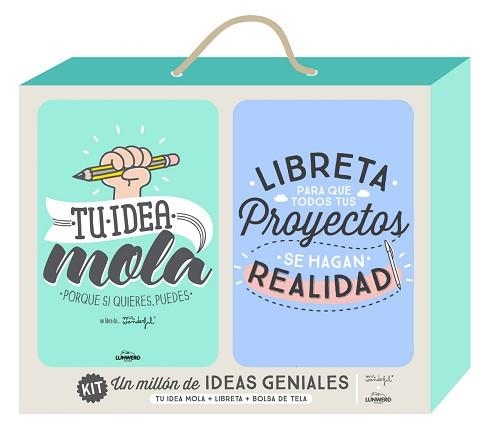 KIT UN MILLÓN DE IDEAS GENIALES | 9788416489206 | MR. WONDERFUL | Llibreria Aqualata | Comprar libros en catalán y castellano online | Comprar libros Igualada