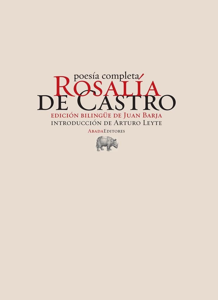 POESÍA COMPLETA (EDICIÓN BILINGÜE) | 9788496775480 | DE CASTRO, ROSALÍA | Llibreria Aqualata | Comprar llibres en català i castellà online | Comprar llibres Igualada