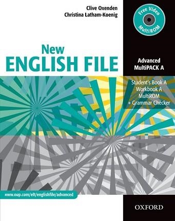 NEW ENGLISH FILE ADVANCED: MULTIPACK A (STUDENT'S BOOK A + WORKBOOK 1 + MULTIROM) | 9780194595841 | AA.VV. | Llibreria Aqualata | Comprar llibres en català i castellà online | Comprar llibres Igualada