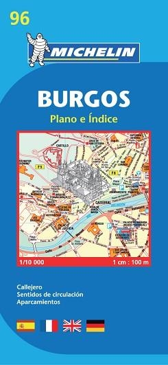 MAPA BURGOS PLANO E ÍNDICE 96 | 9782067158481 | VARIOS AUTORES | Llibreria Aqualata | Comprar llibres en català i castellà online | Comprar llibres Igualada