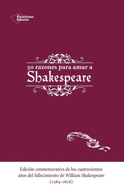 CINCUENTA RAZONES PARA AMAR A SHAKESPEARE | 9788416620173 | Llibreria Aqualata | Comprar llibres en català i castellà online | Comprar llibres Igualada