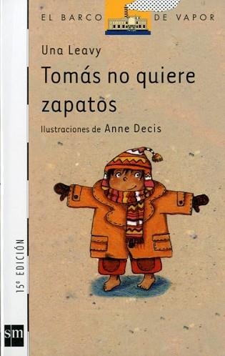 TOMAS NO QUIERE ZAPATOS (B.V. BLANCO 76) | 9788434863552 | LEAVY, UNA | Llibreria Aqualata | Comprar llibres en català i castellà online | Comprar llibres Igualada